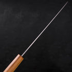Sujihiki AUS-10 Polished Oak Handle 240mm-[Musashi]-[Japanese-Kitchen-Knives]