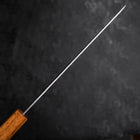 Sujihiki AUS-10 Tsuchime Damascus Yaki Urushi Handle 240mm-[Musashi]-[Japanese-Kitchen-Knives]