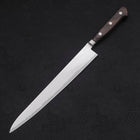 Sujihiki AUS-10 Wave Nickel Damascus Western Handle 240mm-[Musashi]-[Japanese-Kitchen-Knives]