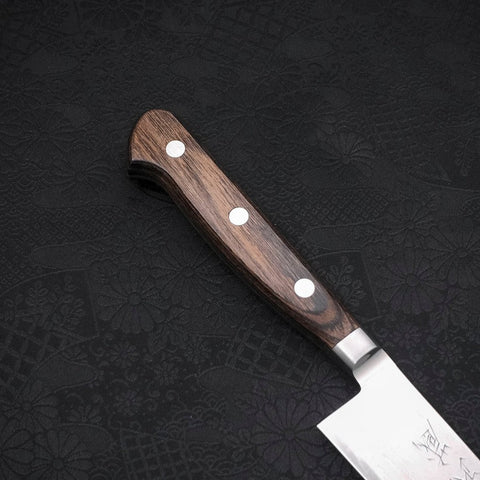 Sujihiki AUS-10 Wave Nickel Damascus Western Handle 240mm-[Musashi]-[Japanese-Kitchen-Knives]