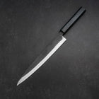 Sujihiki Blue Steel #2 Kurouchi Dark Blue Urushi Handle 240mm (9.4”)-[Musashi]-[Japanese-Kitchen-Knives]