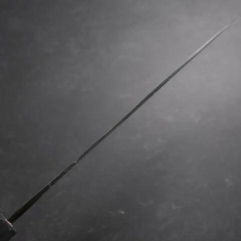 Sujihiki Blue Steel #2 Kurouchi Dark Blue Urushi Handle 240mm (9.4”)-[Musashi]-[Japanese-Kitchen-Knives]