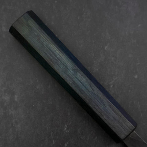 Sujihiki Blue Steel #2 Kurouchi Mango Urushi Azul Oscuro 240mm