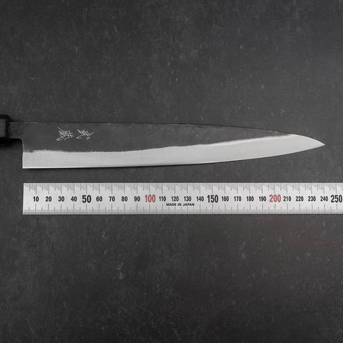Sujihiki Blue Steel #2 Kurouchi Mango Urushi Azul Oscuro 240mm