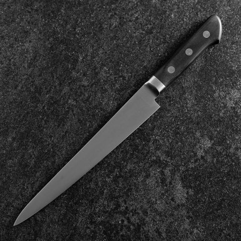 Sujihiki Molybdenum Polished Western Black Handle 210mm (8.3”)-[Musashi]-[Japanese-Kitchen-Knives]