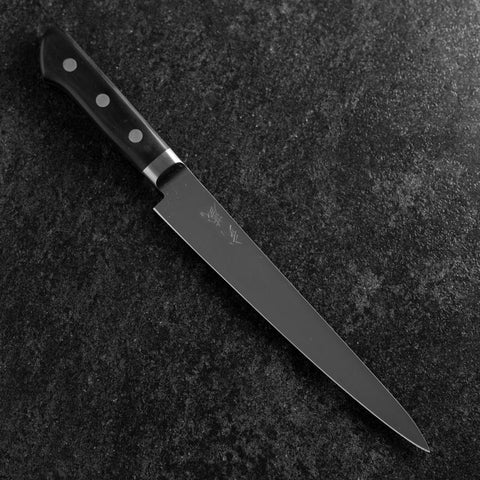 Sujihiki Molybdenum Polished Western Black Handle 210mm (8.3”)-[Musashi]-[Japanese-Kitchen-Knives]