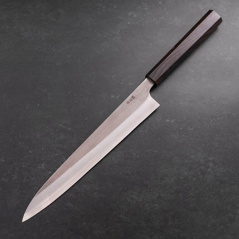 Sujihiki SKD11 Nashiji Ebony Handle 240mm-[Musashi]-[Japanese-Kitchen-Knives]
