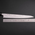 Sujihiki SLD Damascus Buffalo Magnolia Handle 240mm (9.4”)-[Musashi]-[Japanese-Kitchen-Knives]