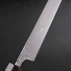 Sujihiki SLD Damascus Purple Urushi Handle 240mm-[Musashi]-[Japanese-Kitchen-Knives]