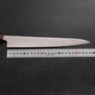 Sujihiki SLD Damascus Purple Urushi Handle 240mm-[Musashi]-[Japanese-Kitchen-Knives]