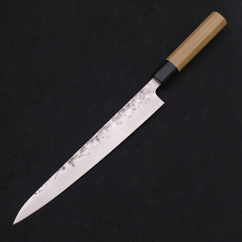 Sujihiki SLD Nashiji Washi Mango de Magnolia con Cuerno de Búfalo 240mm