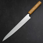 Sujihiki SLD Wave Damascus Oak Handle 240mm-[Musashi]-[Japanese-Kitchen-Knives]