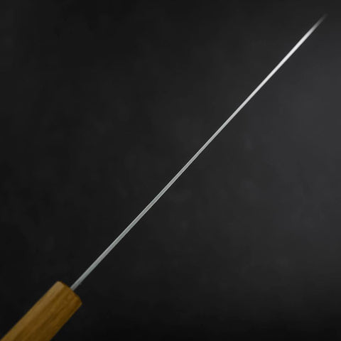 Sujihiki SLD Wave Damascus Oak Handle 240mm-[Musashi]-[Japanese-Kitchen-Knives]