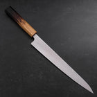 Sujihiki SLD Wave Damascus Yaki Urushi Handle 240mm-[Musashi]-[Japanese-Kitchen-Knives]