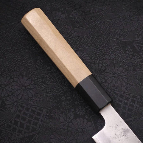 Sujihiki Silver Steel #3 Nashiji Buffalo Magnolia Handle Handle 240mm (9.4”)