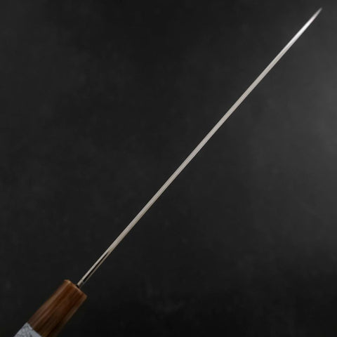 Sujihiki Silver Steel #3 Nickel Damascus Buffalo Turquoise Handle 270mm-[Musashi]-[Japanese-Kitchen-Knives]