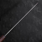 Sujihiki Stainless Clad Blue Super Polished Sumi Urushi Handle 240mm-[Musashi]-[Japanese-Kitchen-Knives]