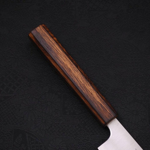 Sujihiki Stainless Clad Blue Super Polished Sumi Urushi Handle 270mm-[Musashi]-[Japanese-Kitchen-Knives]