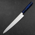 Sujihiki VG-10 Damascus Blue Birch Handle 240mm (9.4”)-[Musashi]-[Japanese-Kitchen-Knives]