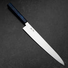 Sujihiki VG-10 Damascus Blue Birch Handle 270mm-[Musashi]-[Japanese-Kitchen-Knives]