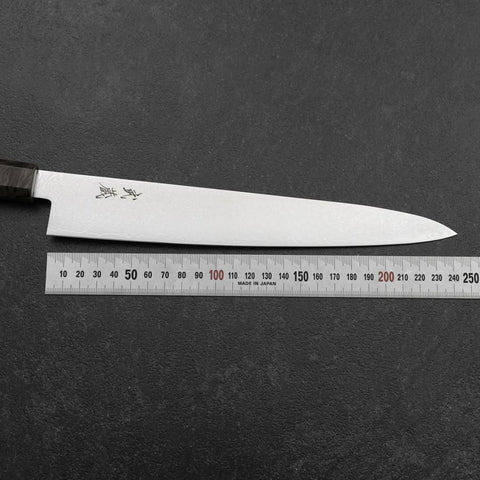 Sujihiki VG-10 Damascus Gray Birch Handle 240mm (9.4”)-[Musashi]-[Japanese-Kitchen-Knives]