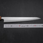Sujihiki VG-10 Damascus Yaki-Urushi Handle 240mm-[Musashi]-[Japanese-Kitchen-Knives]