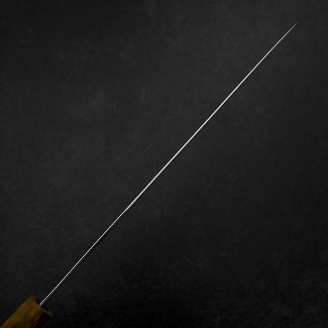 Sujihiki VG-10 Damascus Yellow-Brown Birch Handle 270mm-[Musashi]-[Japanese-Kitchen-Knives]