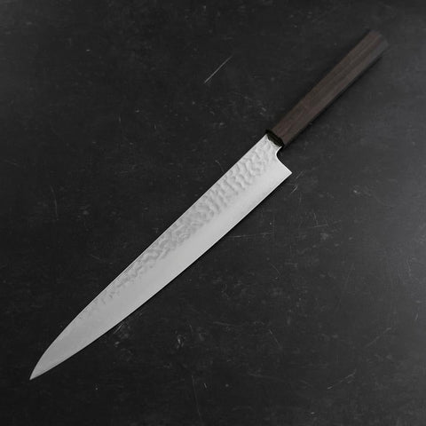 Sujihiki VG-10 Tsuchime Damascus Ashwood Handle 270mm (10.6”)