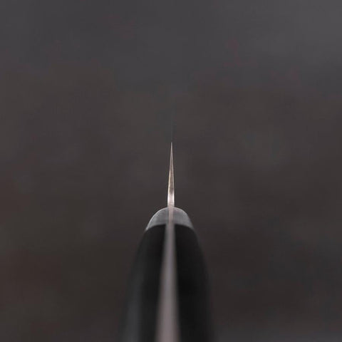 Sujihiki VG-10 Tsuchime Damascus Black Western Handle 245mm-[Musashi]-[Japanese-Kitchen-Knives]