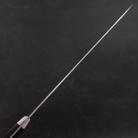 Sujihiki VG-10 Tsuchime Damascus Black Western Handle 245mm-[Musashi]-[Japanese-Kitchen-Knives]