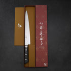 Sujihiki VG-5 Damascus Black Western Handle 235mm-[Musashi]-[Japanese-Kitchen-Knives]
