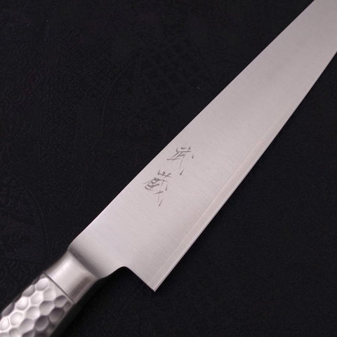 Sujihiki VG-5 Polished Western Handle 210mm (8.3”)-[Musashi]-[Japanese-Kitchen-Knives]