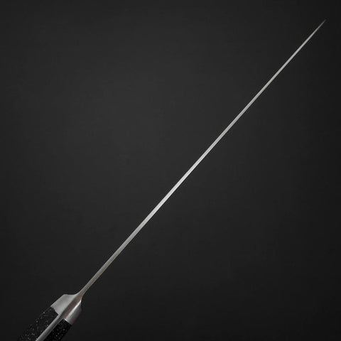 Sujihiki VG-5 Tsuchime Western Black Marble Handle 240mm-[Musashi]-[Japanese-Kitchen-Knives]