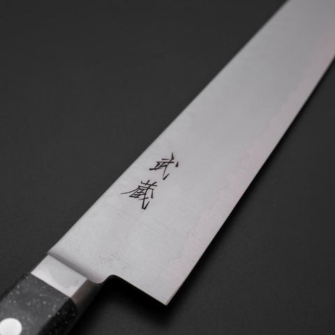 Sujihiki VG-5 Tsuchime Western Black Marble Handle 270mm (10.6”)-[Musashi]-[Japanese-Kitchen-Knives]