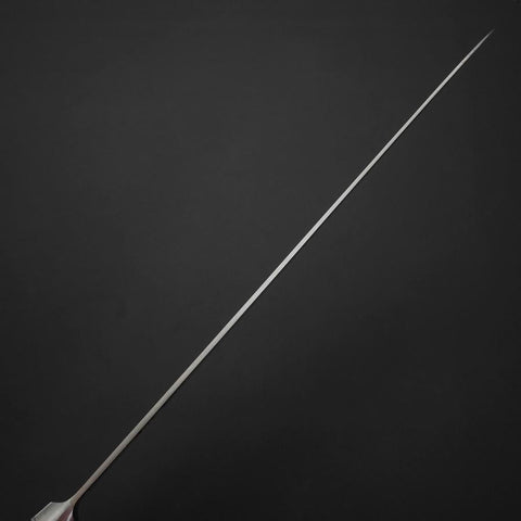 Sujihiki VG-5 Tsuchime Western Black Marble Handle 270mm (10.6”)-[Musashi]-[Japanese-Kitchen-Knives]
