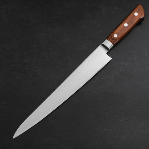 Sujihiki VG-5 Tsuchime Western Handle 240mm (9.4”)-[Musashi]-[Japanese-Kitchen-Knives]