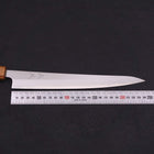 Sujihiki White Steel #1 Yaki Urushi Handle 240mm-[Musashi]-[Japanese-Kitchen-Knives]