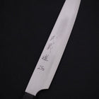 Sujihiki White Steel #2 Super Polished Buffalo Ebony Handle 170mm-[Musashi]-[Japanese-Kitchen-Knives]