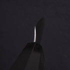 Sujihiki White Steel #2 Super Polished Buffalo Ebony Handle 170mm-[Musashi]-[Japanese-Kitchen-Knives]