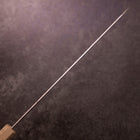 Sujihiki 440C Nashiji Damascus Mirror White Urushi Handle 240mm-[Musashi]-[Japanese-Kitchen-Knives]