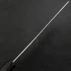 Sushikiri White Steel #2 Hon-Kasumi Buffalo Magnolia Handle 240mm-[Musashi]-[Japanese-Kitchen-Knives]
