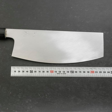 Sushikiri White Steel #2 Hon-Kasumi Buffalo Magnolia Handle 240mm-[Musashi]-[Japanese-Kitchen-Knives]
