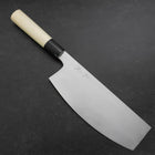 Sushikiri White Steel #2 Hon-Kasumi Buffalo Magnolia Handle 240mm-[Musashi]-[Japanese-Kitchen-Knives]