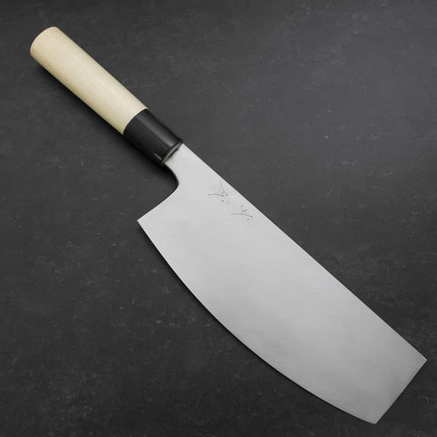Sushikiri White Steel #2 Hon-Kasumi Buffalo Magnolia Handle 240mm-[Musashi]-[Japanese-Kitchen-Knives]