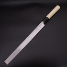 Takohiki Blue Steel #2 Kasumi Buffalo Magnolia Handle 270mm-[Musashi]-[Japanese-Kitchen-Knives]