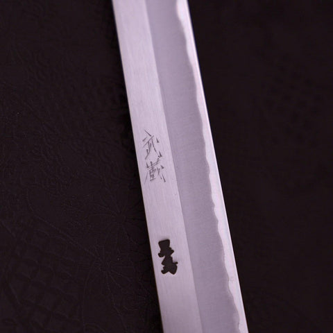 Takohiki Stainless Clad Blue Steel #2 Buffalo Ebony Handle 360mm-[Musashi]-[Japanese-Kitchen-Knives]
