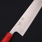 Tsushima Knife Kiritsuke VG-10 Damascus Ocean Red Handle 210mm (8.3”)-[Musashi]-[Japanese-Kitchen-Knives]