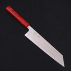 Tsushima Knife Kiritsuke VG-10 Damascus Ocean Red Handle 210mm-[Musashi]-[Japanese-Kitchen-Knives]