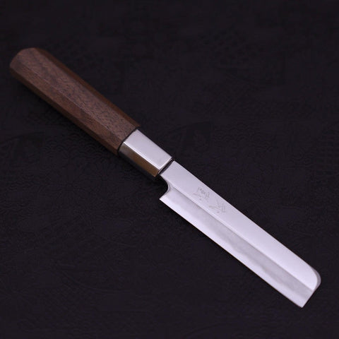 Unagi Silver Steel #3 Walnut Handle 105mm-[Musashi]-[Japanese-Kitchen-Knives]