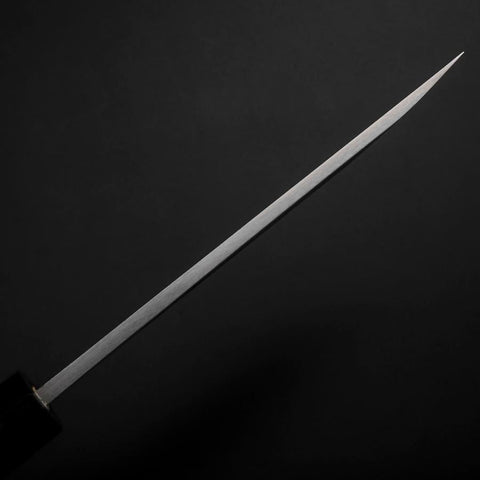 Unagisaki (Edo) Blue Steel #1 Hon-Kasumi Buffalo Ebony Handle 150mm (5.9”)-[Musashi]-[Japanese-Kitchen-Knives]